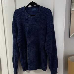 Navy Crewneck Sweater for Men